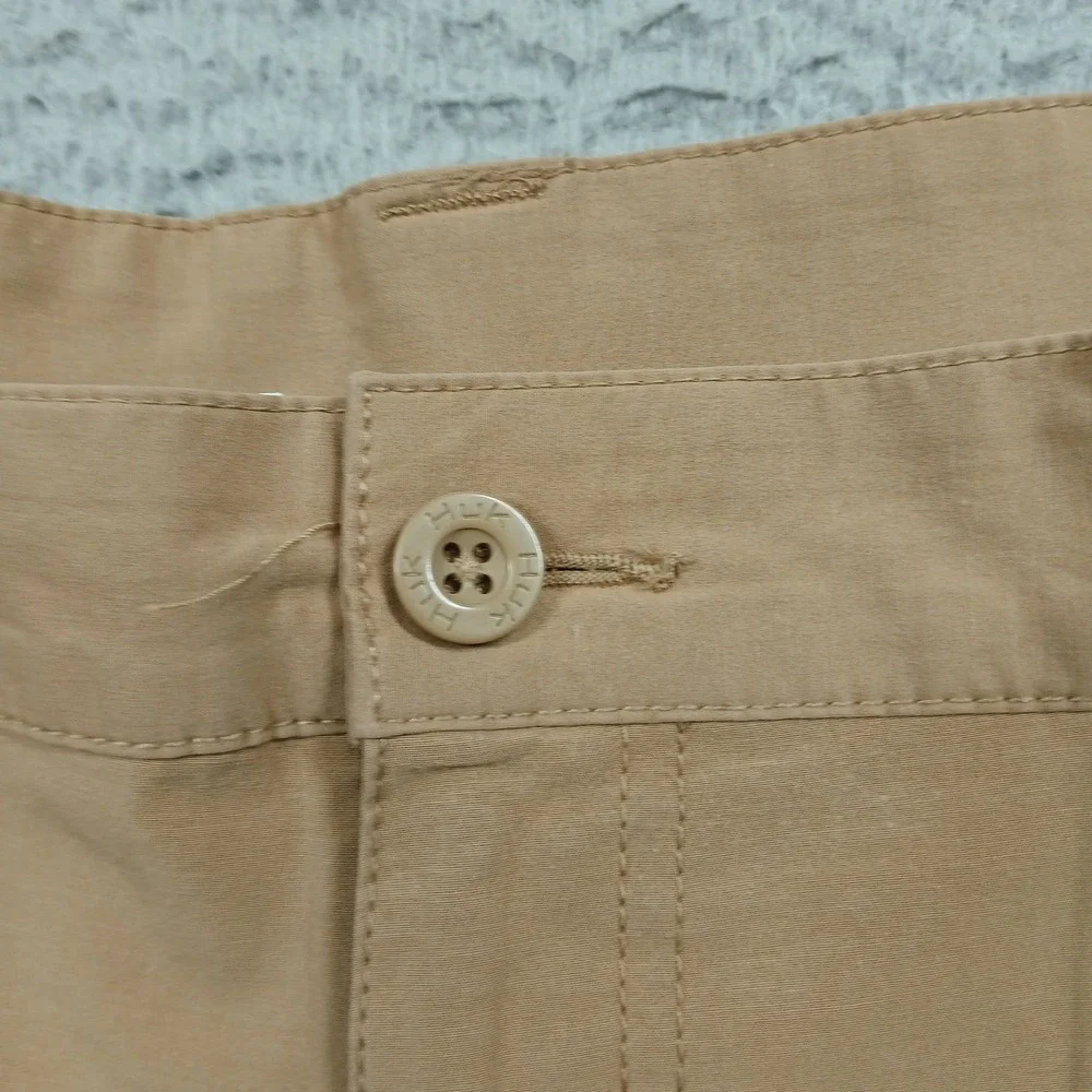 Huk‎ Fishing Performance Shorts Mens XXL Tan Khaki Cargo Pockets Outdoor
